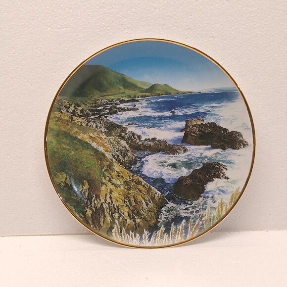 Big Sur Limited Edition Porcelain Collector Plate The Hamilton Collection 1988 - Picture 1 of 4